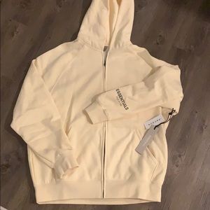 EssentiAls Fear of God offwhite zip-up